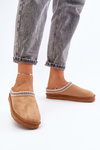 Kapcie Damskie Z Haftem Camel Inblu FX000021