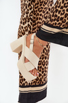 Ladies Sandals On Heel And Platform Made Of Eco Leather Light Beige Annavin