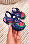 Child's Sandals With Velcro Fragrant Watermelon ZAXY FF3855013