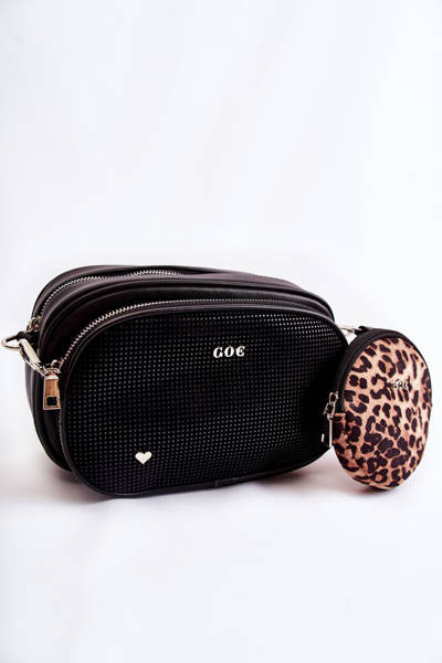 Women's Messenger Bag 3w1 GOE ZNJ030 Black