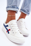 Women's Low-Top Sport Shoes with Straps White Alemessa