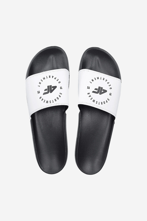 Women's Slides 4FMM00FFLIF044A-10S White-Black