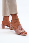 Women's Sandals with High Heel in Pink Jemenna