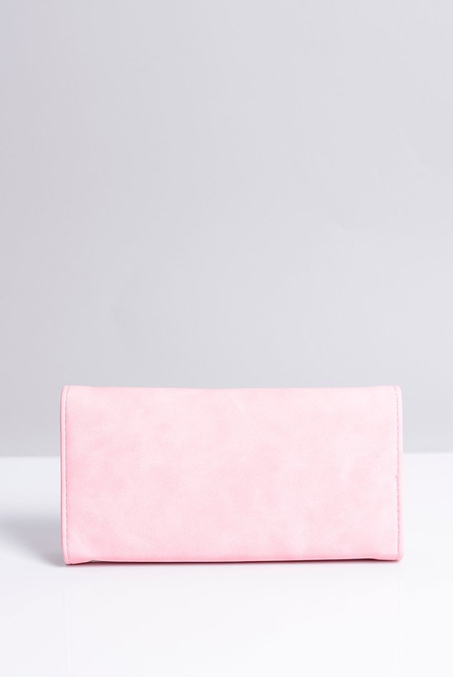 Large Ladies Pink Heart Wallet