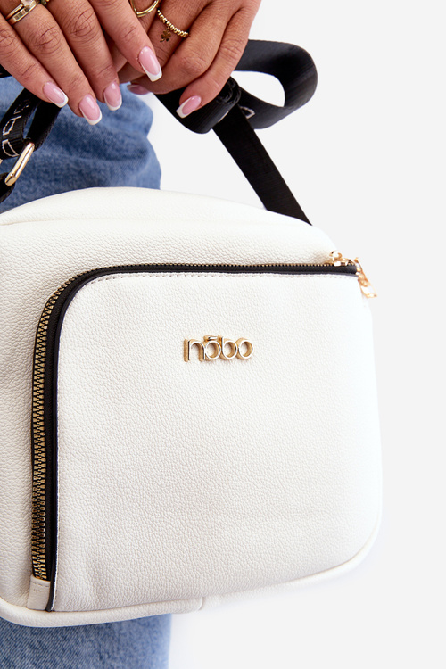 Crossbody Bag Made of Eco Leather NOBO BAGP990-K000 White