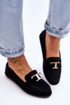 Classic Slip On Loafers Black Carly