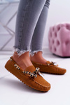 Lu Boo Comfortable Camel Plummy Women's Moccasins Lu Boo Comfortable Camel Plummy