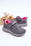 Children's Sport Shoes With Laces Grey Brego