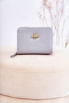 Women's Small Wallet With Ornament Light blue Sanchos 