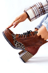 Women’s Boots Leather Maciejka Brown 03190-02