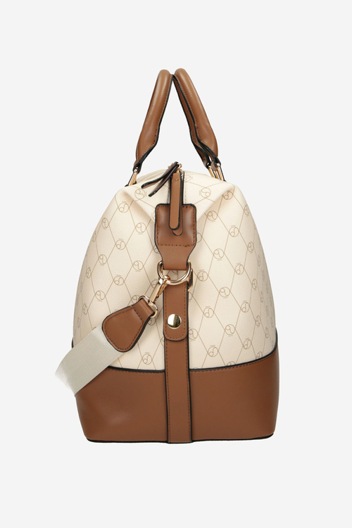 Large Travel Bag NOBO P1250-CM00 Beige And Brown