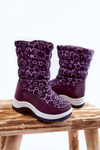 Children's Snow Boots Warmed Violet Terra