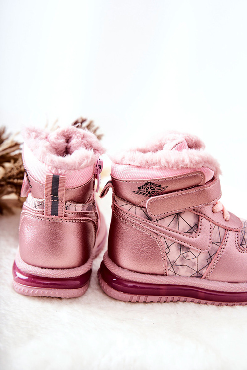 Children's Warm-up Snow Boots Pink Shirinell