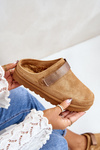 Women's Slippers Insulated With Fur On Platform Camel Azida