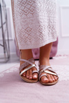 Women's Flat Sandals Elegant Pink Beathe