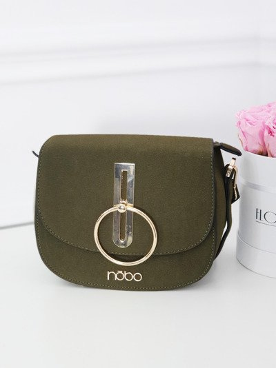 Damska Zielona Zamszowa Torebka NOBO NBAG-F0180-C008