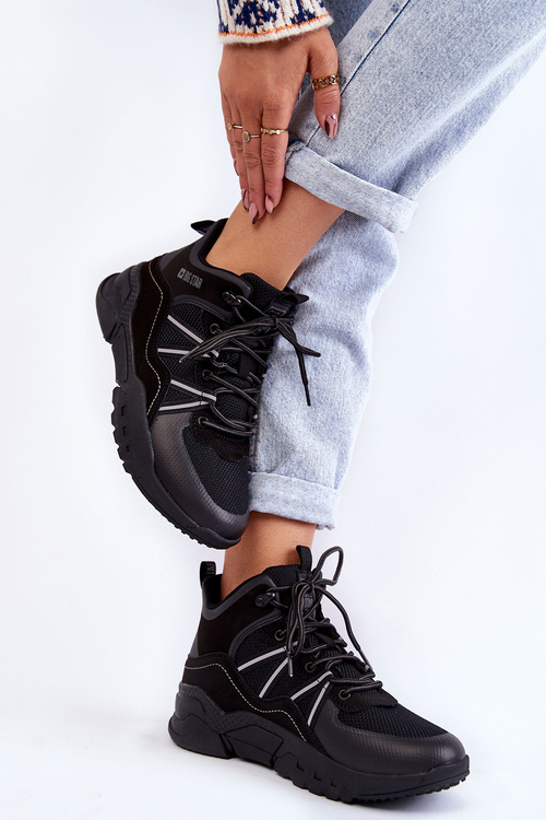 Trapery Damskie Czarne Memory Foam Big Star KK274218