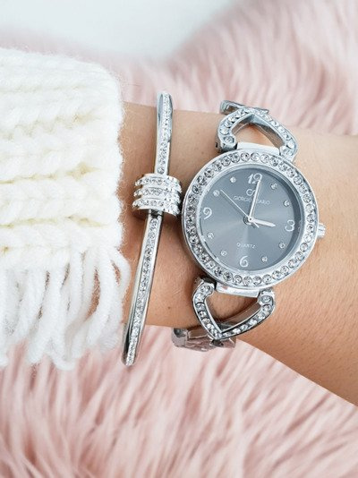 Women's Watch Giorgio & Dario With Zircons Emrat Silver