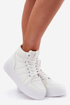 High women's sneakers on platform white Tillive