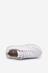 Men's White Faux Leather Sneakers Radikalle