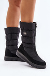 Women's Padded Snow Boots Progress PROGJ-22-136 Black