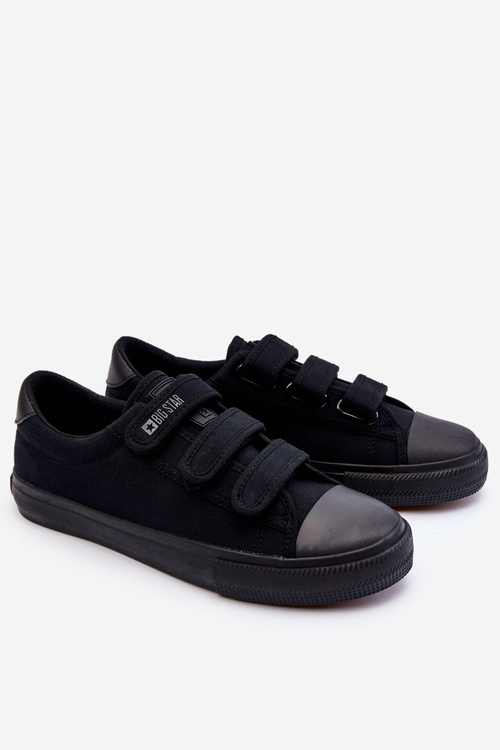 Men's Low Textile Sneakers Big Star LL174078 Black