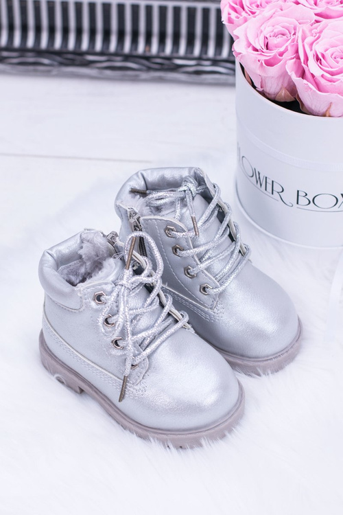 Kids' Insulated Silver Trapper Boots Dexter