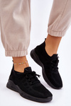 Buty Sportowe Wsuwane Damskie Czarne Ellison