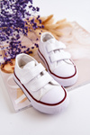 Children's Sneakers With Velcro White Bernie