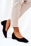 Classic Suede pumps Black Rheya
