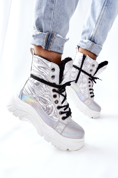 Women's Boots Silver Ismobe