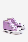 Children's High Sneakers Violet Filemon