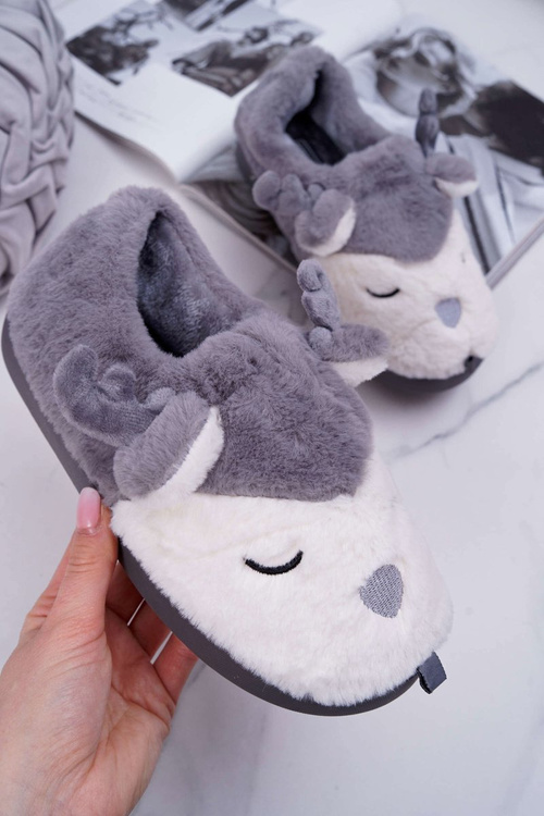 Women's Furskin Boots Reindeer Grey