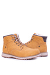 Warmed Men's Trekking Boots With Fleece Camel Gladio