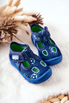 Buty Papcie Befado Piłki 533P015 Granatowe
