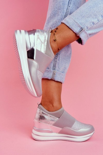 Women’s Sport Shoes Sneakers Grey Cold Play