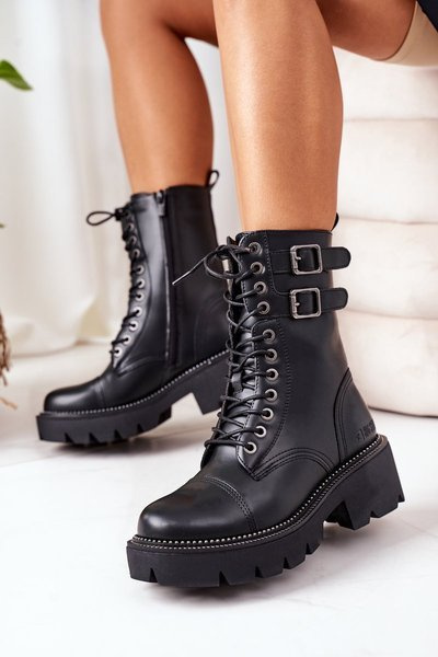 Workery Ocieplane Big Star II274113 Czarne