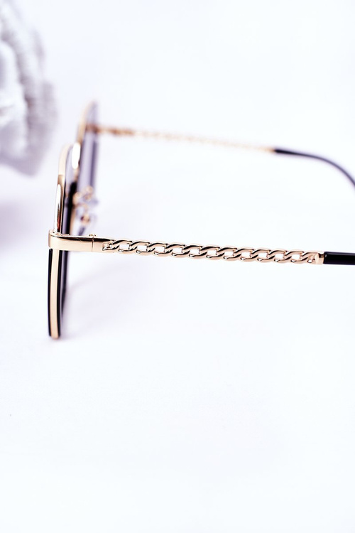 Geometric Sunglasses Black Ombre