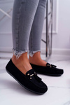 Women's Comfortable Black Sellar Moccasins