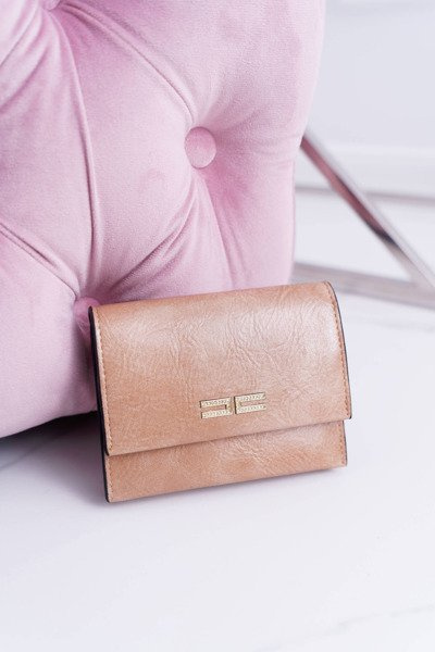 Women's Wallet Classic Small Beige On Magnet