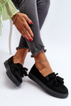 Women's Black Fringed Espadrilles Elorvia