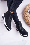 Women's Sports Shoes Big Star High Black EE274221
