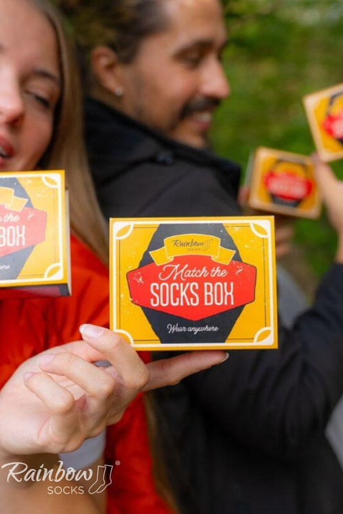 Skarpety MATCH BOX Zapałki Rainbow Socks