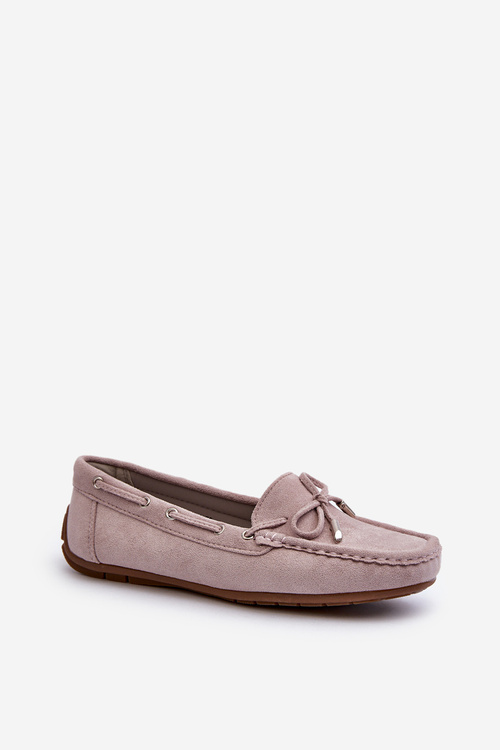 Women's Suede Moccasins Purple Si Passione