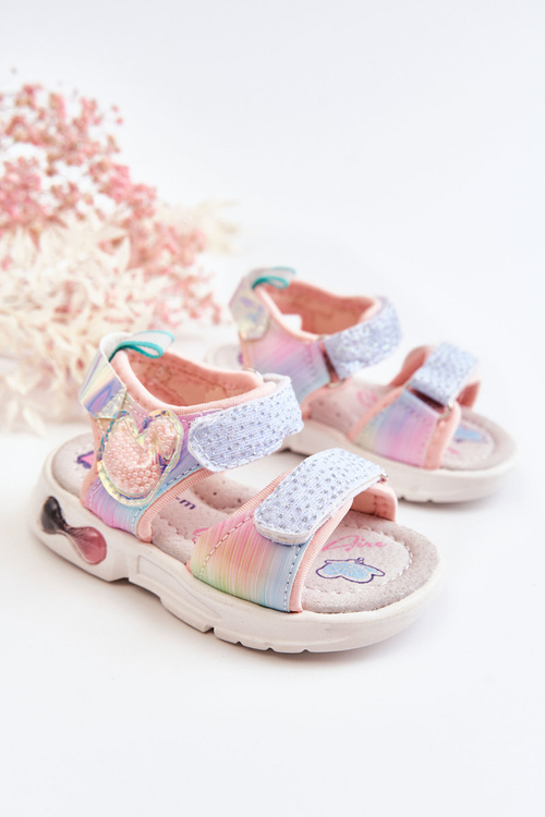 Sandały Dziecięce Klasyczne Rzepy Multikolor Darrin