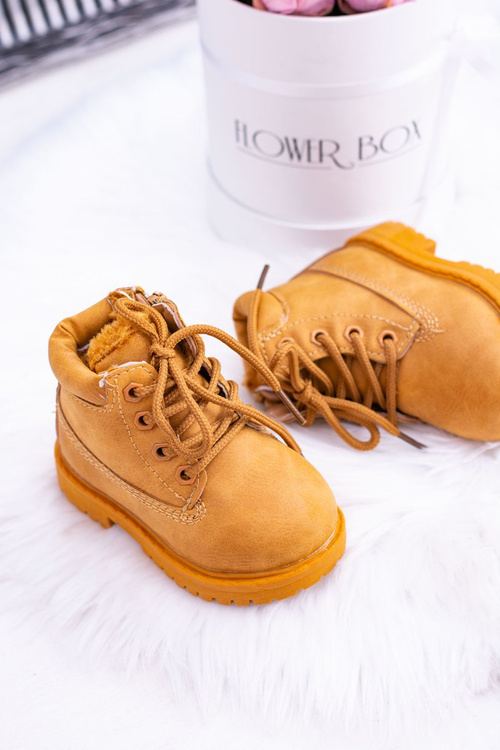 Kids' Insulated Trappers Boots Camel Dexter