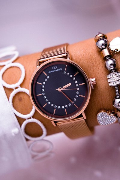 Women's Watch Giorgio & Dario Pink Gold Lonia