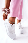 Women's Sneakers On Platform White Honey