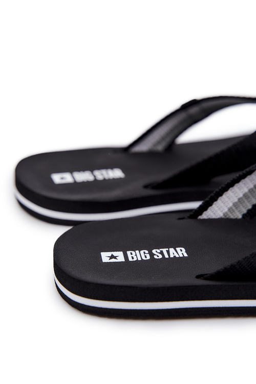 Men's flip-flops Big Star JJ174519 Black