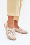 Lace Women's Beige Espadrilles Adelira